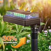 cheap Pathway Lights &amp; Lanterns-92led Tri Color Switching Solar Lawn Light Motion Sensor Channel Light Usb Power Supply Adjustable Angle Garden Courtyard Lighting  1PC