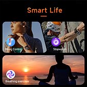 Nowy globalny smartwatch 2,01 cala, 1100 mAh, duża bateria, kompas LED, męski zegarek sportowy do użytku na świeżym powietrzu, asystent głosowy, połączenia bezprzewodowe tanie Inteligentne bransoletki-Nowy globalny smartwatch 2,01 cala, 1100 mAh, duża bateria, kompas LED, męski zegarek sportowy do użytku na świeżym powietrzu, asystent głosowy, połączenia bezprzewodowe