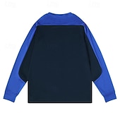 baratos Camisetas e Regatas de Corrida-Homens Bloco de cor Camisa de treino Blusa de corrida Primavera &amp; Outono Manga Longa Roupa Esportiva Academia Corrida Ginástica Preto Amarelo Roxo Roupa de esporte Roupas Esportivas