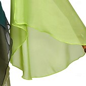 voordelige Outfits-Retro vintage Middeleeuws Renaissance Jurken Vleugels Oren Elf Kostuum Dames Fantasie Halloween Carnaval Maskerade Prestatie Feest LARP Volwassenen Kleding Vleugels Oorbel