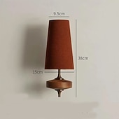 baratos Indoor Wall Lights-Wall Light corridor Japanese bedroom fabric lamp antique hotel bedside lamp