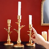 abordables Sculptures-1pc européen rétro résine cocotier en forme de décoration de la maison chandelier décoration de bureau à domicile et embellissement chandelier ornement adapté à la décoration de bureau dans les