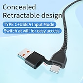 billige Ladekabler-2 Pakke Reisevesker Apple Watch Lader 3 i 2 USB C Kabel Multi Lader Kabel USB C/L Bil Camping Essensielle iWatch Lader Ultra/SE/10-1&amp;iPhone 17-12 Xbox 360 Hodesett