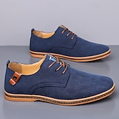 abordables Occasionnel-Homme Basket Chaussures de confort Marche Occasionnel Quotidien Soirée &amp; Fête Daim Chaud À lacets Brun foncé Noir Jaune Été Printemps