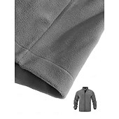 Herre Utendørs jakke Fleece-jakke Formell Hjem Hold Varm Lomme Grunnleggende Vår Høst Helfarge Aktiv Nøytral Skjortekrage Normal Mørkegrå Svart Hvit Lilla Oransje Jakker billige Uformelle jakker-Herre Utendørs jakke Fleece-jakke Formell Hjem Hold Varm Lomme Grunnleggende Vår Høst Helfarge Aktiv Nøytral Skjortekrage Normal Mørkegrå Svart Hvit Lilla Oransje Jakker