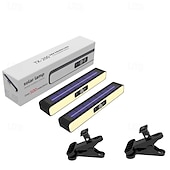 Недорогие Подсветки дорожки и фонарики-Настенные солнечные светильники с водонепроницаемым корпусом, уличные светильники для ограждений, переносные светильники безопасности на солнечных батареях для ограждений, гаражей, кемпингов