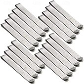 levne umění, řemesla a šití-10/20 ks stříbrně šedých spon na šikmou stuhu s vestavěným pravítkem, šicími a prošívacími nástroji pro kutilské projekty a tvoření s látkami