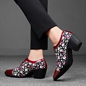 abordables Chaussures Déclaration-Chaussures à talons hauts noires à motif floral pour homme – Design élégant et tendance, parfaites pour les événements formels, les tenues tendance et les sorties en soirée