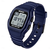 cheap Digital Watches-SANDA Gift for Women Men Digital Watch Large Dial Outdoor Sports Casual Luminous Calendar Date Waterproof Silicone Watch