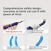 Недорогие Бытовая техника-Подарочный набор для чистки ушей First Choice Earsight Plus E33R с гибким инструментом для удаления ушной серы, беспроводной камерой и функцией визуальной очистки ушей с подарочной сумкой