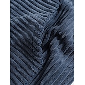 economico felpe con cappuccio da uomo di base-Per uomo Felpa con cappuccio Velluto a coste Verde militare Blu Marrone Grigio Con Cappuccio Semplice Tasca a marsupio Sport &amp; Outdoor Casuale Quotidiano senza stampa Streetwear Cool Abbigliamento