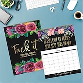 halpa Lahjat-Vuoden 2026 vittukalenteri väsyneille naisille, vuoden 2026 väsyneiden naisten kalenteri, vittu seinäkalenteri väsyneille, itse tehty riippukalenteri kotitoimistoon