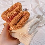 preiswerte Handschuhe-Damen 1 Paar Fingerspitzen / Winterhandschuhe / Gestrickte Handschuhe Streetwear / Outdoor Handschuhe - Einfarbig Vollfinger