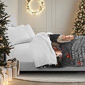 رخيصةأون الأقمشة المخصصة-بطانية صور مخصصة - هدايا تعاطف تذكارية مخصصة لعيد الميلاد لفقدان الأم والأب - حبك سيكون دائمًا دليلنا