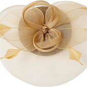 billige Fascinatorer-fascinators Fjær Fedora Bryllup Aftenselskap Te Fest Kentucky Derby Hesteløp Elegant Årgang søt stil Med Fjær Hodeplagg Hodeplagg