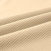 economico T-shirt in maglia waffle-Per uomo Maglietta Waffle Maglietta Manica Lunga Collo alla coreana Tutte le stagioni Blocco di colori Tradizionale / Vintage Casual Con zip All'aperto Casa Sport &amp; Outdoor Cachi Maglietta Top per