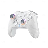 Χαμηλού Κόστους Ελεγκτές παιχνιδιών-Ασύρματο χειριστήριο παιχνιδιών Lenovo S05 RGB με εφέ Hall, joystick trigger για Switch/2/Oled/Lite PC, iPhone, Android, τηλέφωνα