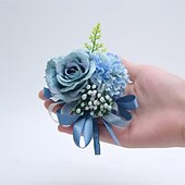 economico Bouquet da Sposa-Fiori da polso da sposa Fiore all'occhiello Matrimonio / Evento / Festa Tessuti Floreale