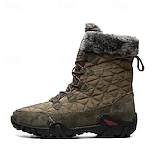 cheap Winter &amp; Snow Boots-Tan Suede Men's Winter Boots with Fur Lining – Warm and Durable Footwear for Snowy Adventures and Outdoor Holiday Activities