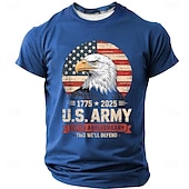 4th of July 2026 250th Memorial Day Patriotic Patriot Graphic American Flag T-Shirt