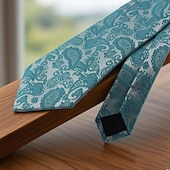 tanie Krawaty i muchy męskie-Męskie Krawaty Biuro / Biznes Klasyczny Boho Paisley Damask Kolacja oficjalna Randka Impreza / bankiet Festiwal