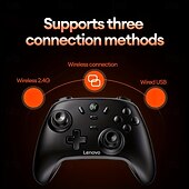 זול בקרי משחק-בקר המשחק האלחוטי של lenovo s07 הוא מגניב, תואם לפלטפורמות מרובות, שליטה מדויקת במיוחד, נייד, אחיזה נוחה, עיצוב, מראה אופנתי, מתאים למשחקי מחשב, מתאים למכשירים ניידים