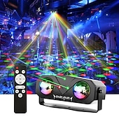 abordables Lumières de Fête-Éclairage de scène, barre rotative multicolore, éclairage d'ambiance, LED, ondulations d'eau, éclairage KTV, éclairage disco, éclairage laser