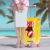 cheap Home Wear &amp; Home Slippers-Fox Animal Print Luggage Cover Stretch Suitcase Protector Elastic Travel Baggage Cover