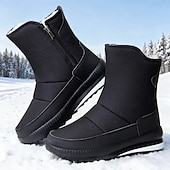 herrarnas halkfria varma vintersnökängor med dragkedja i sidan, avslappnade utomhusvattentäta ankelskor för kallt väder billiga Vinter- och snöstövlar-herrarnas halkfria varma vintersnökängor med dragkedja i sidan, avslappnade utomhusvattentäta ankelskor för kallt väder