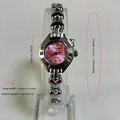 abordables Montres à quartz-Cadeau de Fête des Mères en Forme de Cœur pour Montres de Femmes Montres Décontractées à la Mode Cadeau Exquis de Fête des Mères pour Montre Décorative pour Femmes