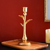 abordables Sculptures-1pc européen rétro résine cocotier en forme de décoration de la maison chandelier décoration de bureau à domicile et embellissement chandelier ornement adapté à la décoration de bureau dans les