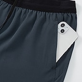 baratos Calças de Corrida &amp; Meias-Homens Calças de moletom com punhos calças esportivas Banda Refletora Bolso com zíper Cintura Alta Calças Ginásio Roupa Esportiva Dar certo Primavera Outono Elástico Respirável Academia Exercite-se