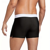 ieftine Costume de baie și pantaloni scurți de plajă-Bărbați Pantaloni Scurți de Înot Boxeri înot Costume de baie pentru costume de baie Mată Buzunar cu Fermoar Elastic Respirabil Pantaloni Surfing Bikini Scufundare Vară