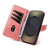 Недорогие Чехлы для Samsung-телефон Кейс для Назначение SSamsung Galaxy S25 Edge S24 ФЭ S22 Плюс Ультра S23 ФЕ Кошелек для карт Полная защита тела с ремешком Защита от удара Ретро Кожа PU