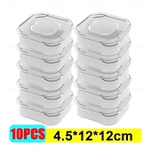 levne Kuchyňská úložiště-Lednička mražené maso box na konzervaci potravin průhledná mrazicí nádoba na maso a zeleninu s víkem chladnička mražené maso přihrádka na maso mrazák box na uchovávání čerstvého jídla