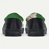 cheap Men's Slip-ons &amp; Loafers-Men's Christmas Santa Face Slip-On Shoes – Vibrant 3D Santa Design, Comfortable Casual Footwear, Ideal for Christmas Festivities &amp; Winter Wear