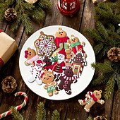 levne Ozdoby-12 ks vánoční ozdoby na stromeček, roztomilý sněhulák, vánoční ozdoby na stromeček, Santa Claus, různé figurky perníku, ozdoby s domečkem z cukrových sušenek na vánoční stromeček, závěsné dekorace,