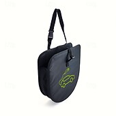 رخيصةأون منظمو السيارات-حقيبة تنظيم كابلات كهربائية - حقيبة تخزين محمولة لأسلاك توصيل الكابلات &amp;خراطيم مصنوعة من مادة البوليستر المتينة مثالية لإدارة كابلات شواحن المركبات الكهربائية