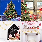 olcso LED szalagfények-LED Tündér Karácsonyi Fények 5M 2M Koszorú Dísz PVC AA Elemes Mini Izzók Nem Cserélhető Többszínű Fényerő Ünnepi Otthoni Dekorációhoz Illeszkedik