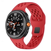 Χαμηλού Κόστους Ζώνες ρολογιών Samsung-Παρακολουθήστε το συγκρότημα για Samsung Galaxy Ρολόι 8 40/44mm Ρολόι 8 Classic 46mm σιλικόνη Αντικατάσταση Λουρί Αδιάβροχη Ρυθμιζόμενο Γυναίκες άνδρες Αθλητικό Μπρασελέ Μοντέρνο Κούμπωμα Περικάρπιο