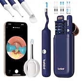 Недорогие Бытовая техника-Подарочный набор для чистки ушей First Choice Earsight Plus E33R с гибким инструментом для удаления ушной серы, беспроводной камерой и функцией визуальной очистки ушей с подарочной сумкой