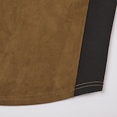 baratos camisetas básicas-Homens Camiseta Camisa Henley Manga Longa Colarinho Chinês Outono Inverno Primavera &amp; Outono Bloco de cor Vintage Diário Casual Cordões Ao ar livre Casual Roupa Esportiva Marron Escuro cáqui Cinzento