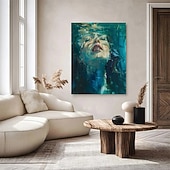 levne Motivy postav-velká abstraktní malba dámy, ženský obličej, originální nástěnné umění, beztvářný portrét, figurativní malba na plátně, zarámovaná nástěnná dekorace ženy