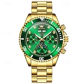 Χαμηλού Κόστους Μηχανικά Ρολόγια-Το Νέο Ρολόι Επιχειρηματικού Στυλ Olevs Με Λαμπερό Συνεχές Ημερολόγιο Αυτόματο Μηχανικό Ρολόι Μόδα Και Καθημερινό Αδιάβροχο Φάντασμα Ανδρικό Σπορ Ρολόι