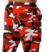 economico Pantaloni da Corsa &amp; Collant-Per uomo Pantaloni della tuta con risvolto Pantaloni Cargo pantaloni sportivi Coulisse con tasche Vita Alta Pantaloni Palestra Athleisure Allenamento Primavera Autunno Elastico Palestra Allenamento