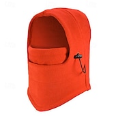 abordables Sombreros de hombre-Hombre Unisexo Esquí de balaclava Gorro pasamontañas Pasamontañas de forro polar Sombrero protector Sombreros de invierno Negro Rosa Fibra de acrílico Vellón Acogedor Ropa Cotidiana Noche Color