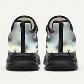 お買い得  男性のクリスマスシューズ-メンズ クリスマス サンタクロース スニーカー - 楽しい 3D サンタデザイン、快適なフィット感、ホリデーパーティーやクリスマスのお祝いにぴったり