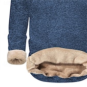 ieftine Hanorac din lână-Bărbați Jacquard Hanorca Hanorac din lână Hanorac cu căptușeală din fleece Roșu Vin Albastru denim Negru Bleumarin Gri Stil Nautic Simplu Texturat Sporturi &amp; Exterior Casual Zilnic Șic Stradă Misto
