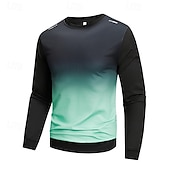 cheap Basic Sweatshirts-Men's Sweatshirt Pullover Blue Red Royal Blue Green Gray Crew Neck Plain Casual Daily Sports &amp; Outdoor Polyester Streetwear Cool Sportswear Spring &amp;  Fall Clothing Apparel Hoodies Sweatshirts  Long