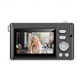 halpa Digitaalikamera-Uusi 4k fhd -digikamera 64 gigatavun muistikortilla vuodelta 2025, kompakti, pieni ja edullinen ladattava valokuvauskamera, 64 megapikselin automaattitarkennuskamera, erittäin sopiva aloitteleville